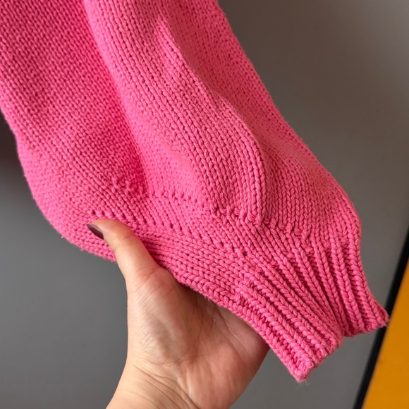 Princess Polly Harmony Pink Oversized Pullover Sweater L/XL - Picture 4 of 9